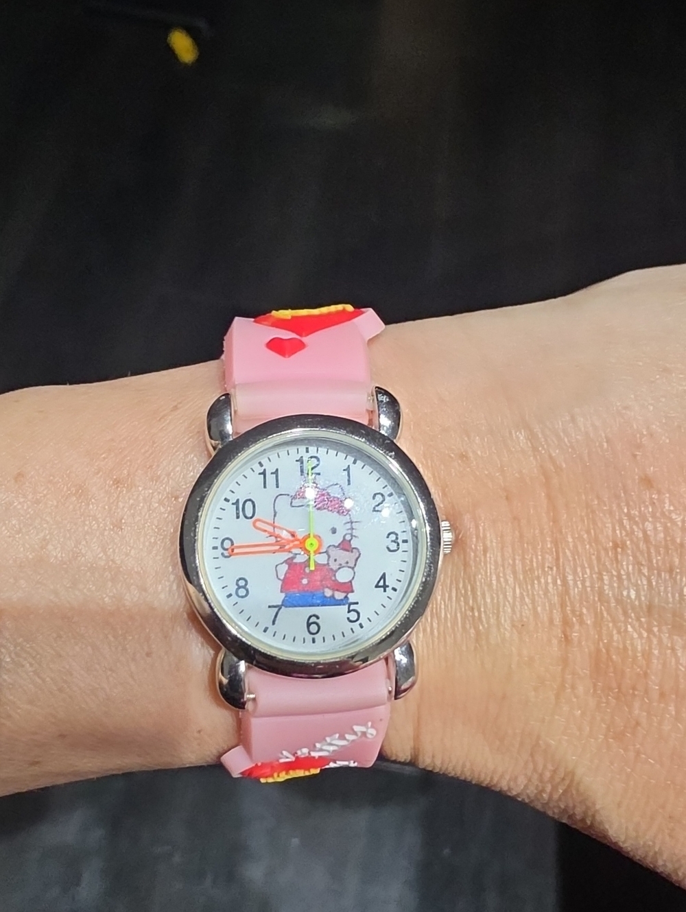 Working Hello Kitty Screwback Watch